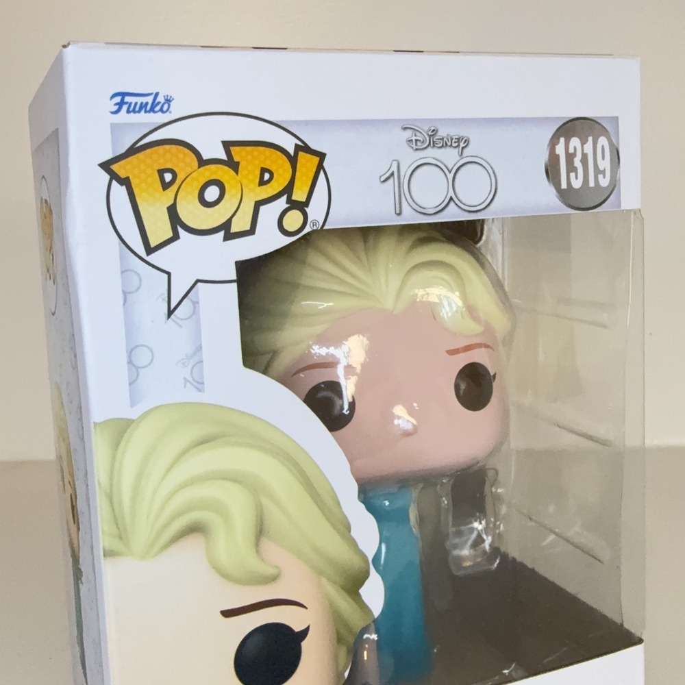 Funko Pop Disney #1319 Elsa MISCUT MISPRINT Error EXTREMELY RARE‎ Frozen